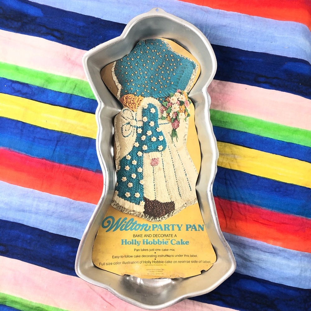 1975 Holly Hobbie Wilton Cake Pan Unused Vintage